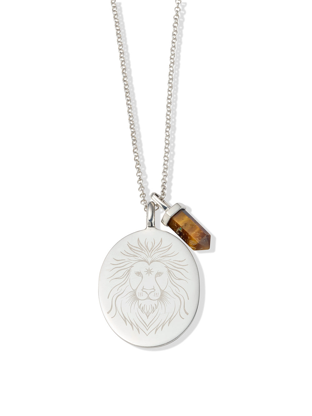 Strength + Courage Necklace | KKJ x Dreamy Moons | tigers eye