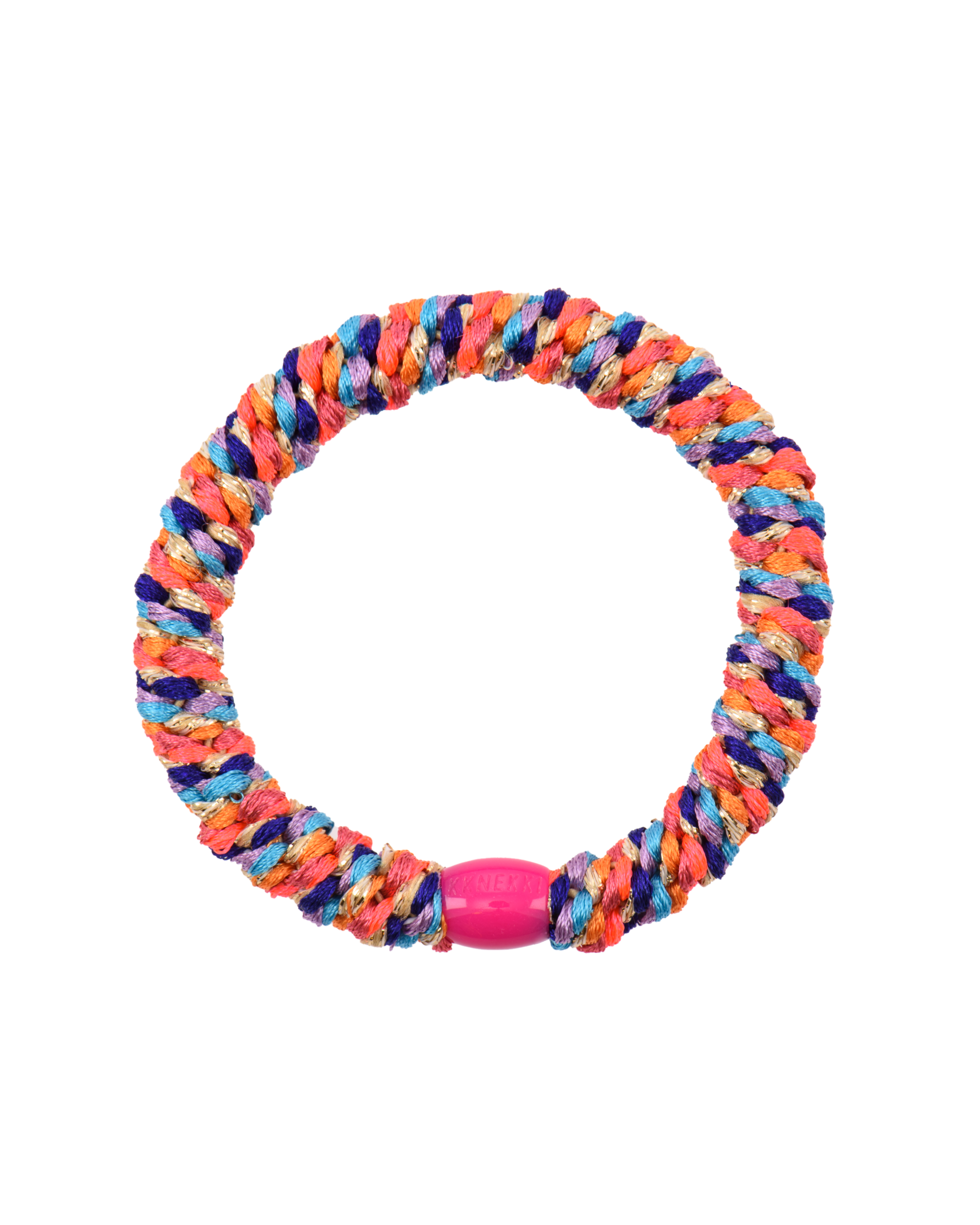 KKNEKKI hair elastics Multi Orange Pink Neon