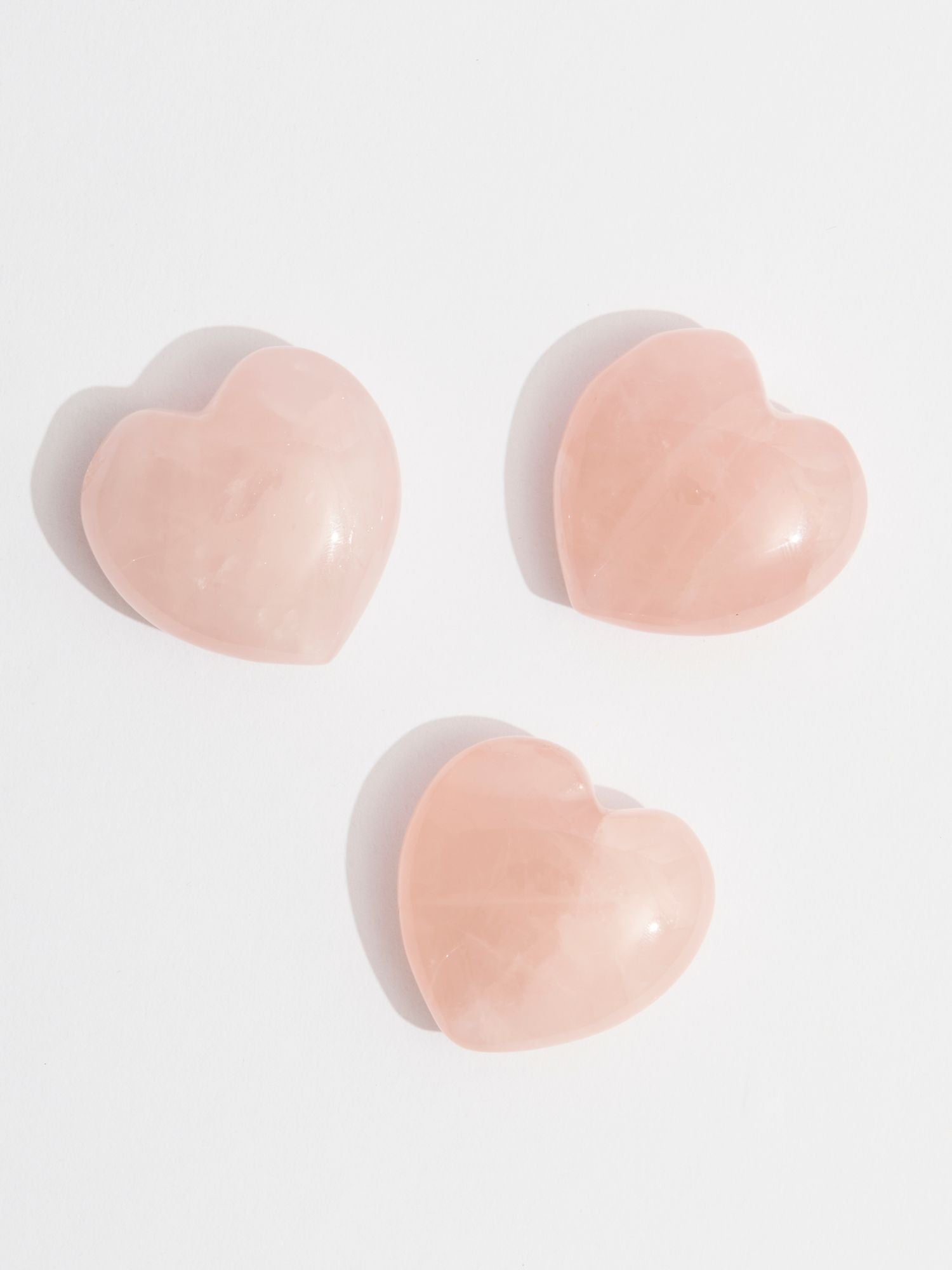 rose quartz heart